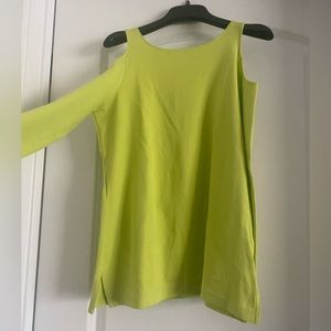 Joan Vass cold shoulders top - size S